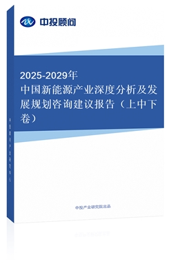 2018-2022年中國(guó)新能源產(chǎn)業(yè)深度分析及發(fā)展規(guī)劃咨詢建議報(bào)告（上中下卷）